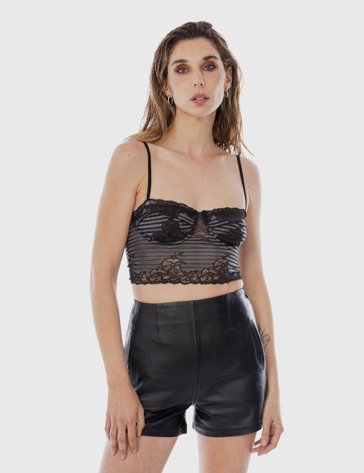 Peto Encaje Auris Acero