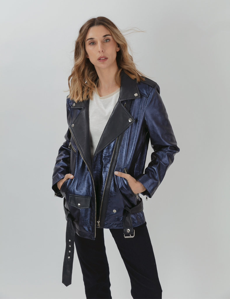 Biker Naomi Metalizada