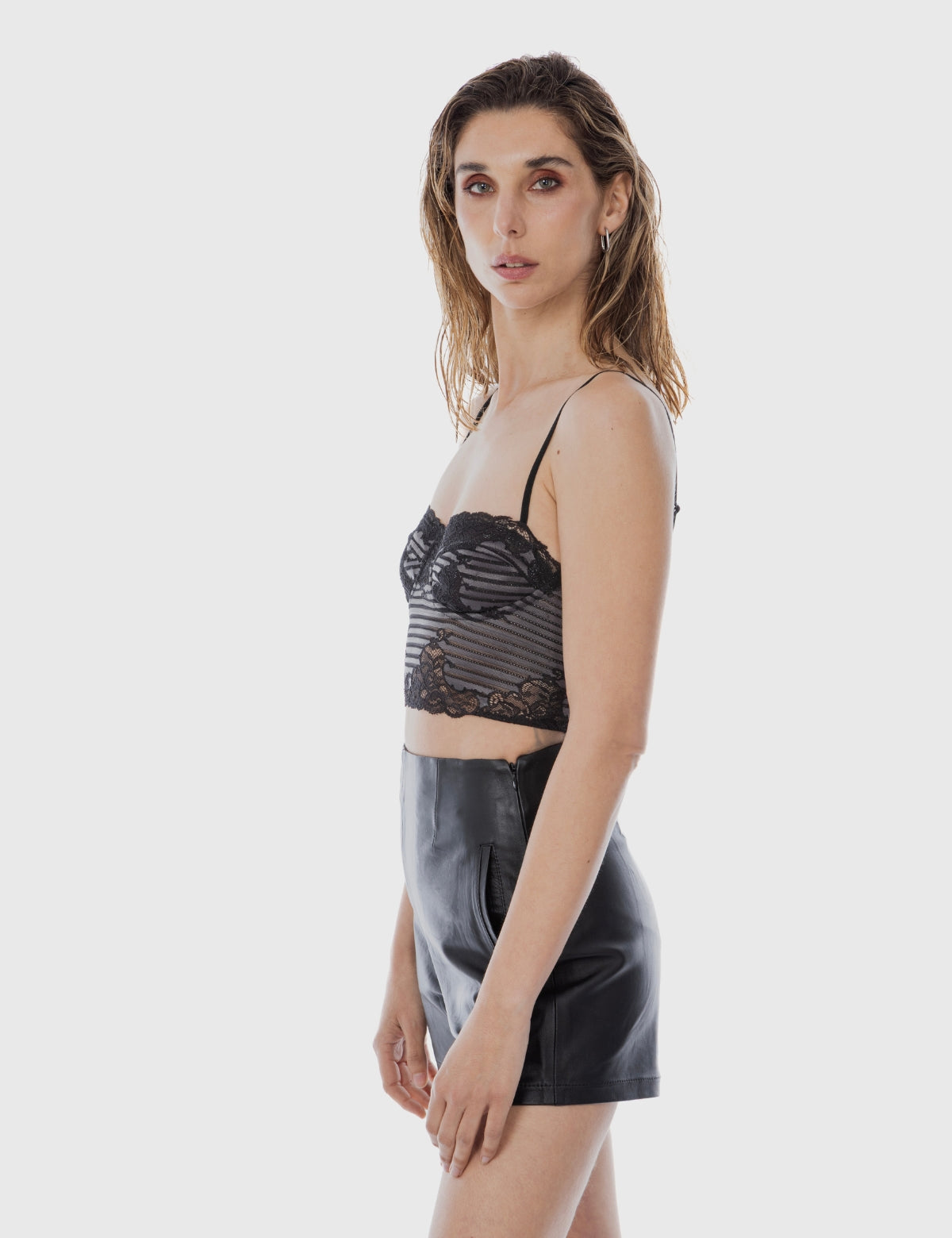 Peto Encaje Auris Acero