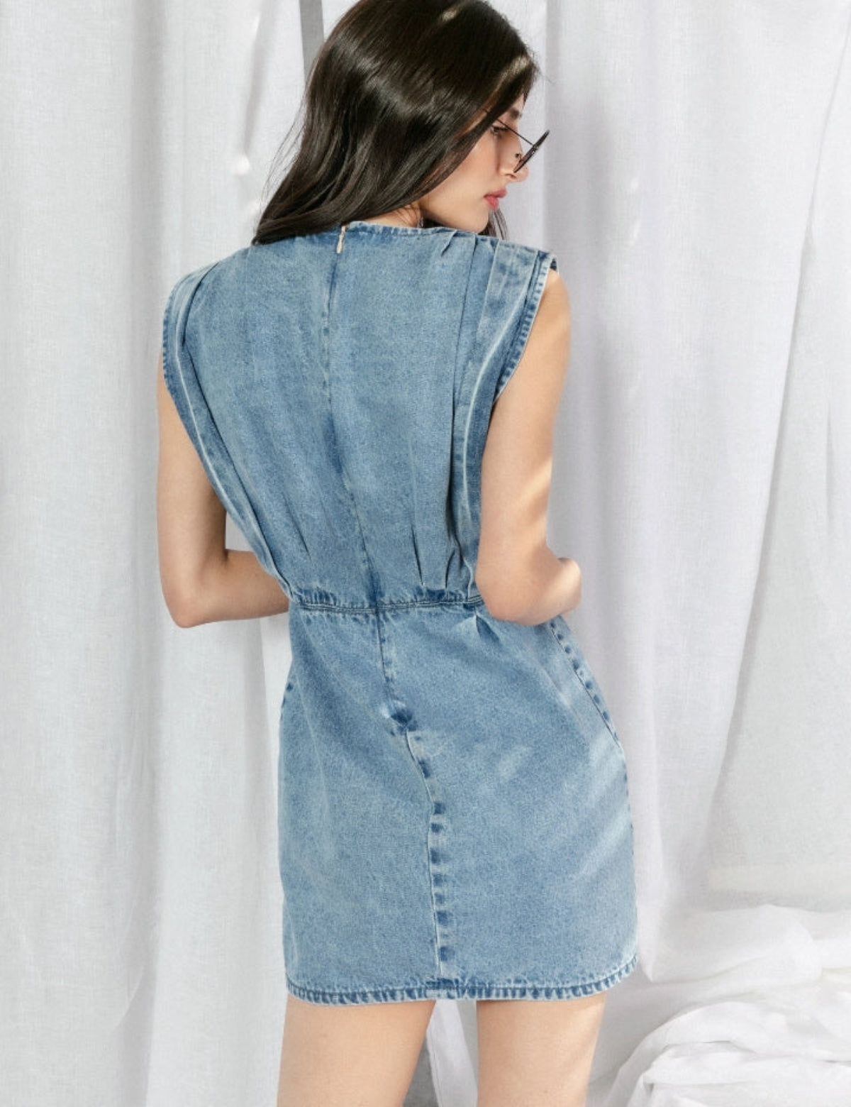 Vestido denim Siena Celeste