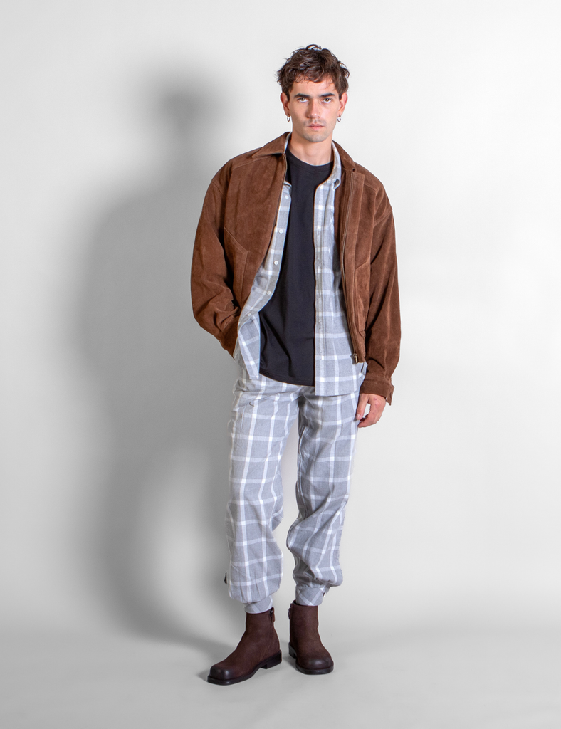 Camisa Escocesa Dandy Gris