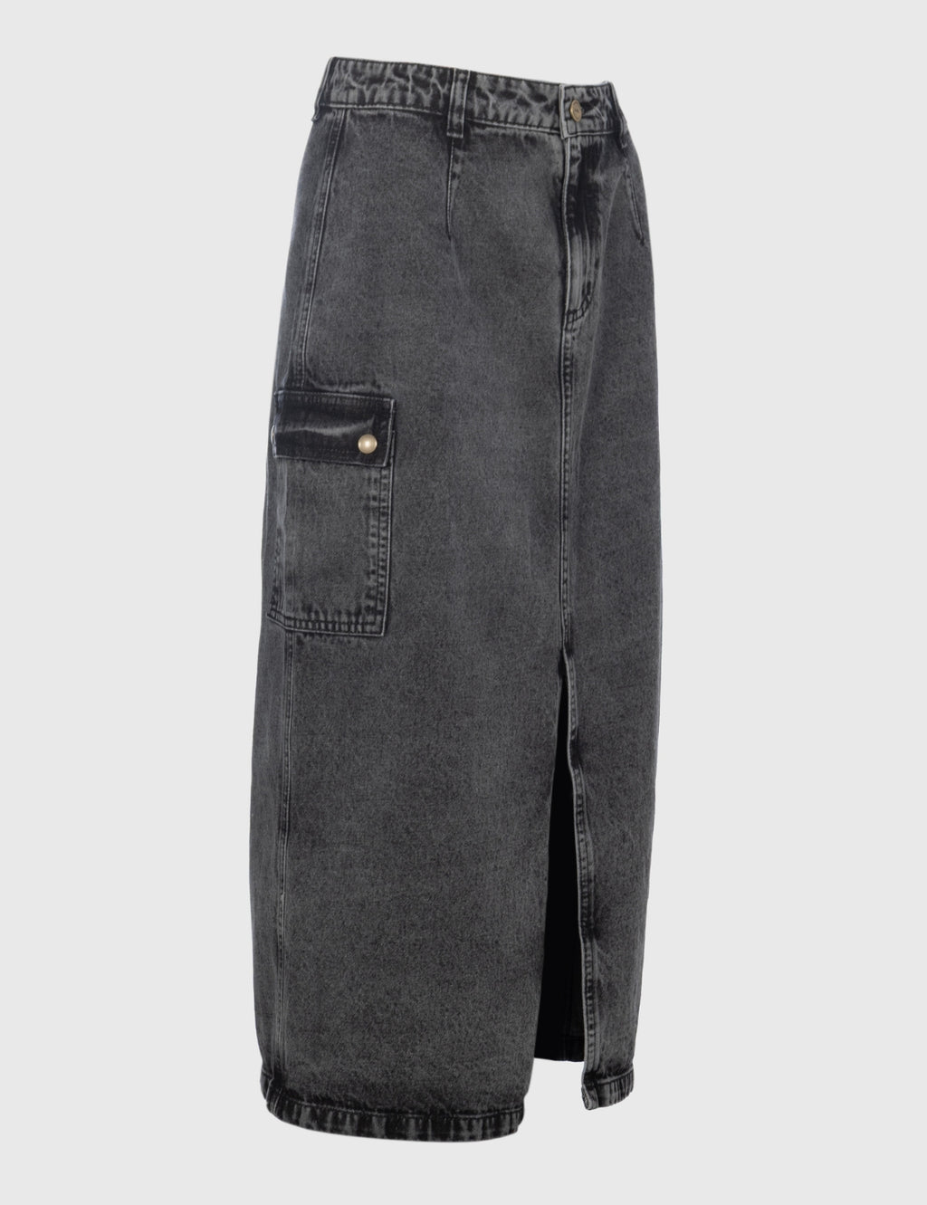 Falda Denim Ninfa Recycled Negro