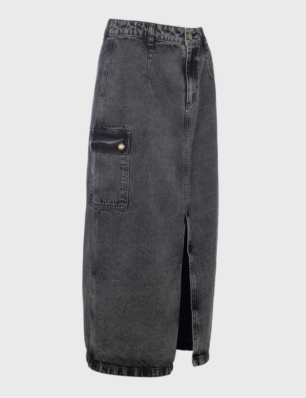 Falda Denim Ninfa Recycled Negro