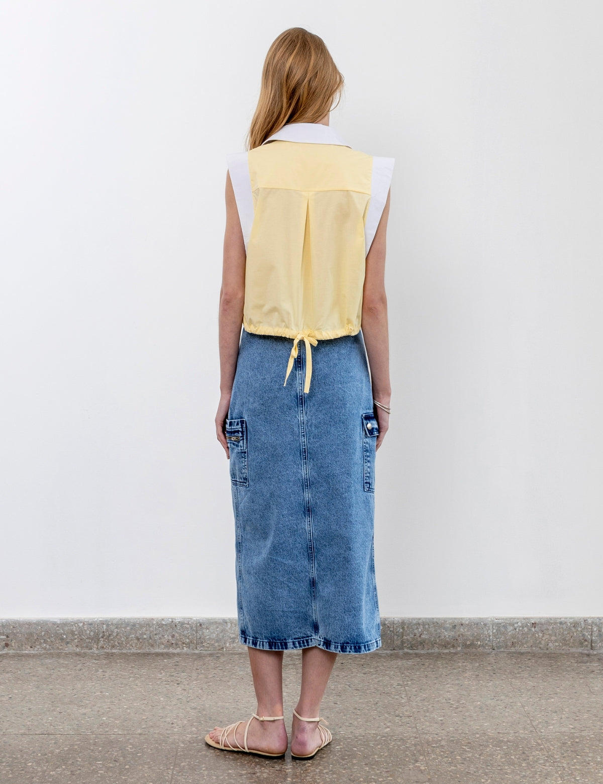 Falda Denim Ninfa Recycled Índigo