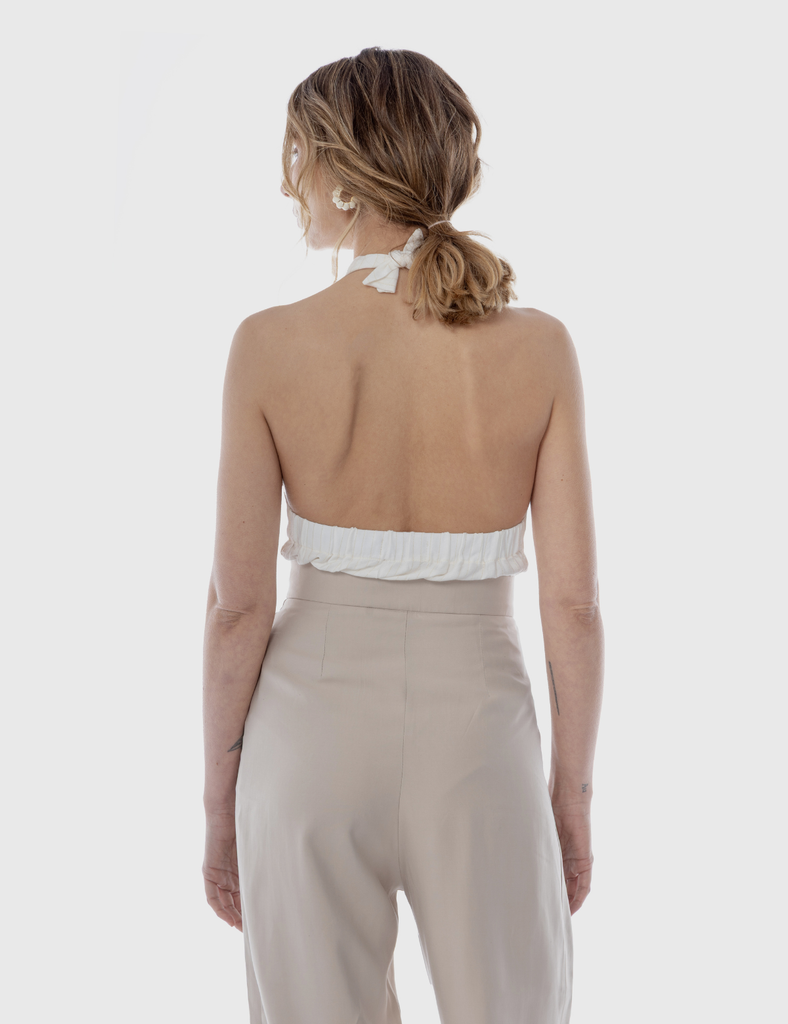 Blusa Drapeada Dominga Lurex