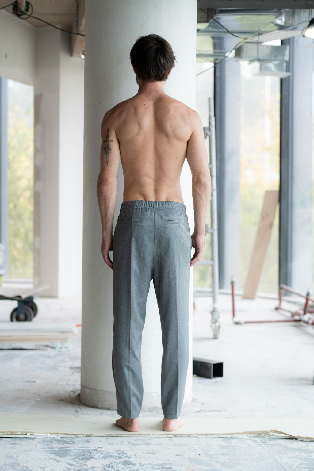 Pantalón sastrero Mario gris