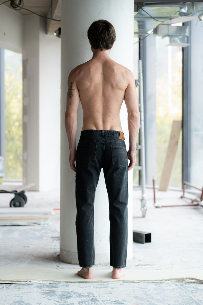 Jeans recto Dante negro