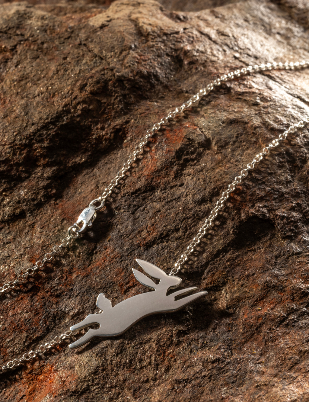 Collar Espejo Lapin Plata