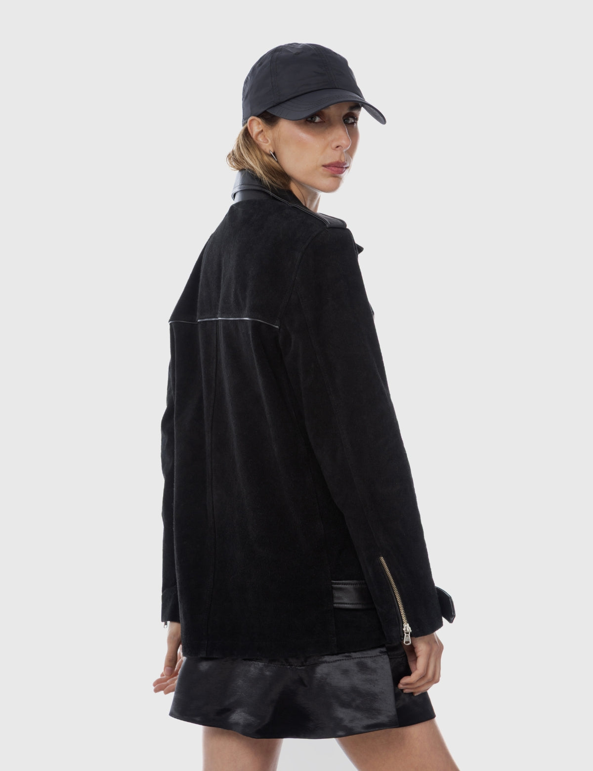 Biker Naomi Oversize Reno Negro