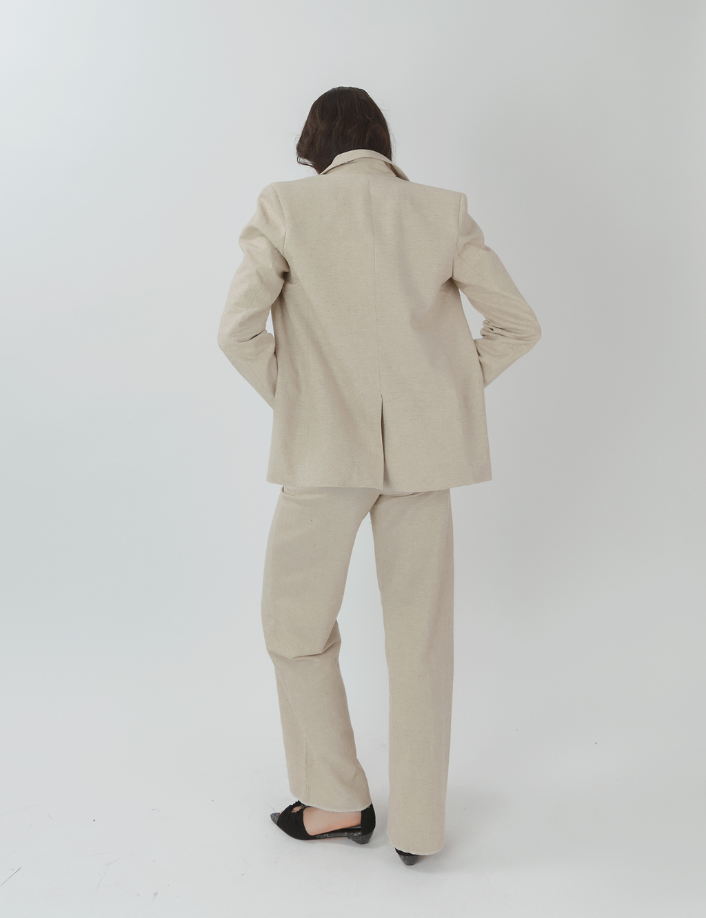 Pantalón Recto Casopeia Beige