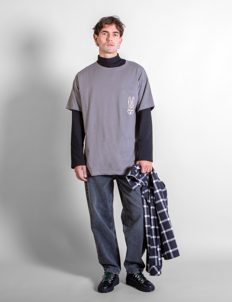 Polera Dylan x Lenny gris