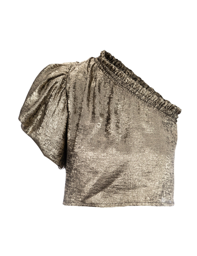 Blusa manga globo Cielo dorado