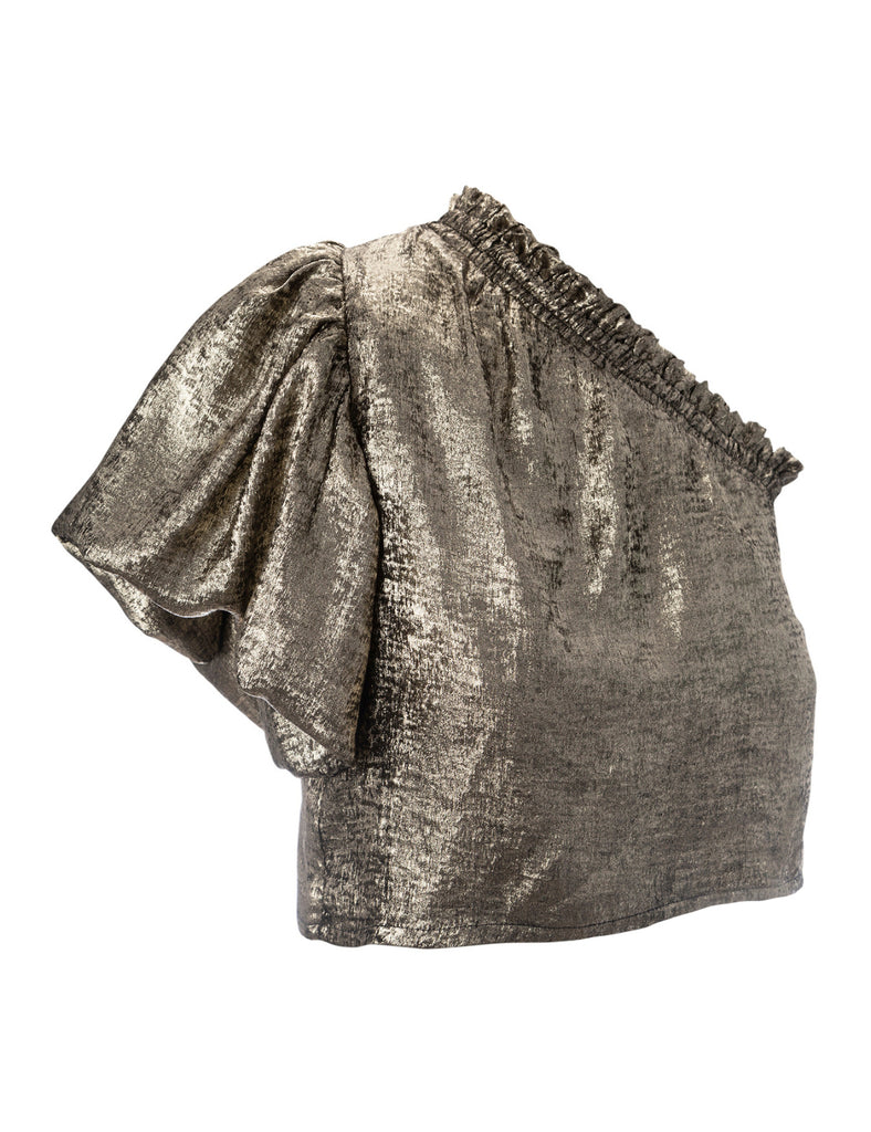 Blusa manga globo Cielo dorado