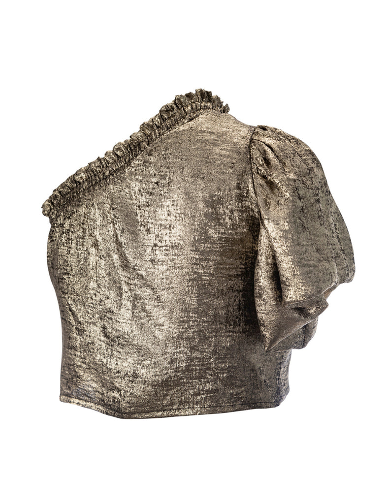 Blusa manga globo Cielo dorado