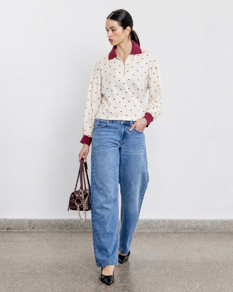 Blusa Ámbar Lunares