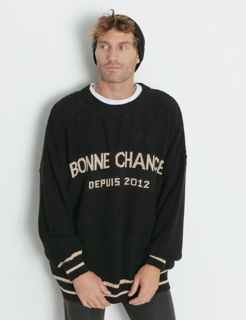 Tejido Coo Bonne Chance negro