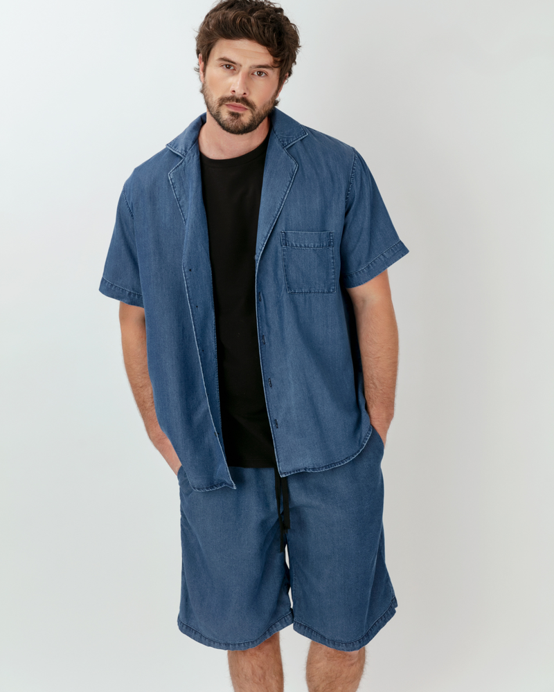 Camisa tencel Mercure