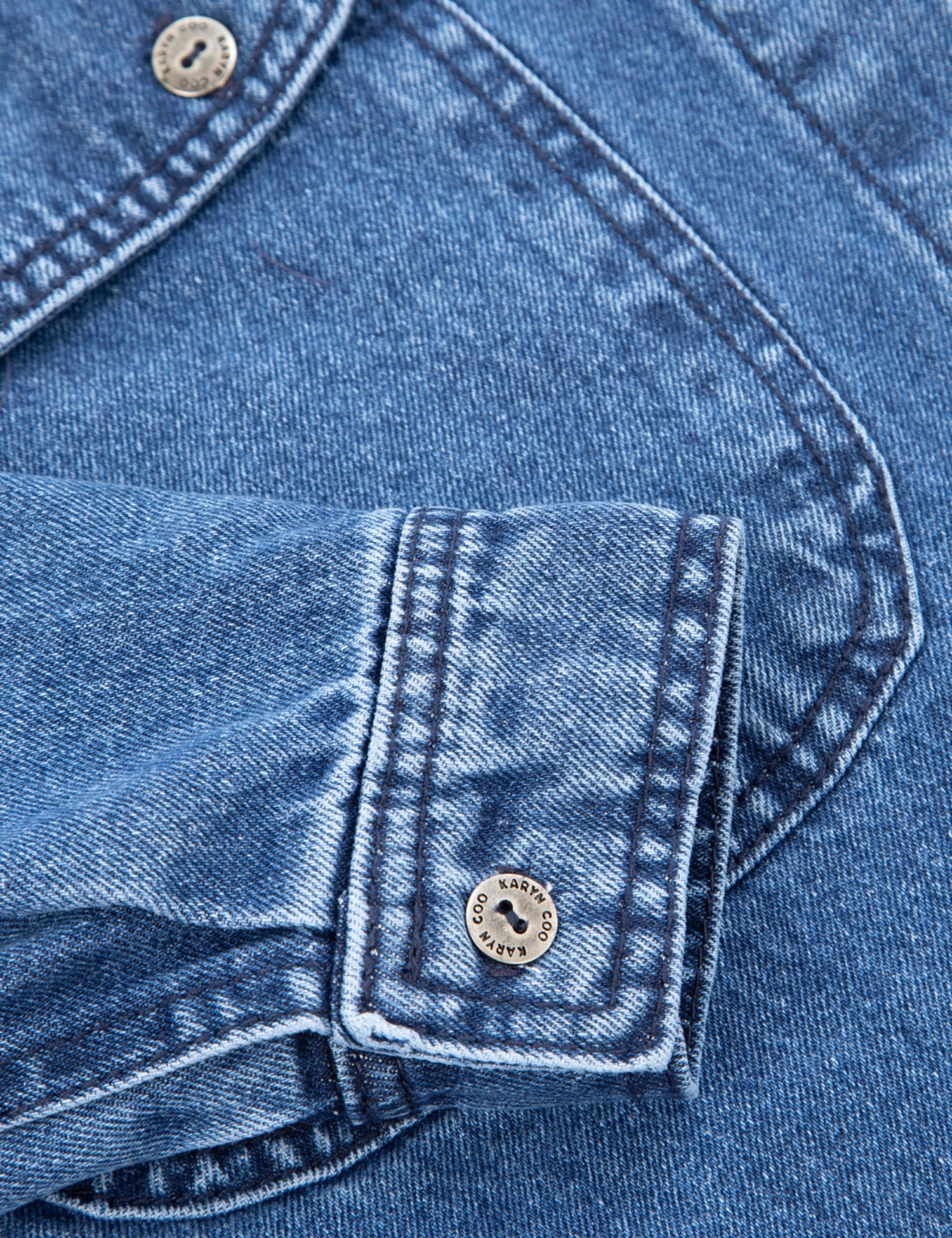 Camisa sustentable Caroline Azul