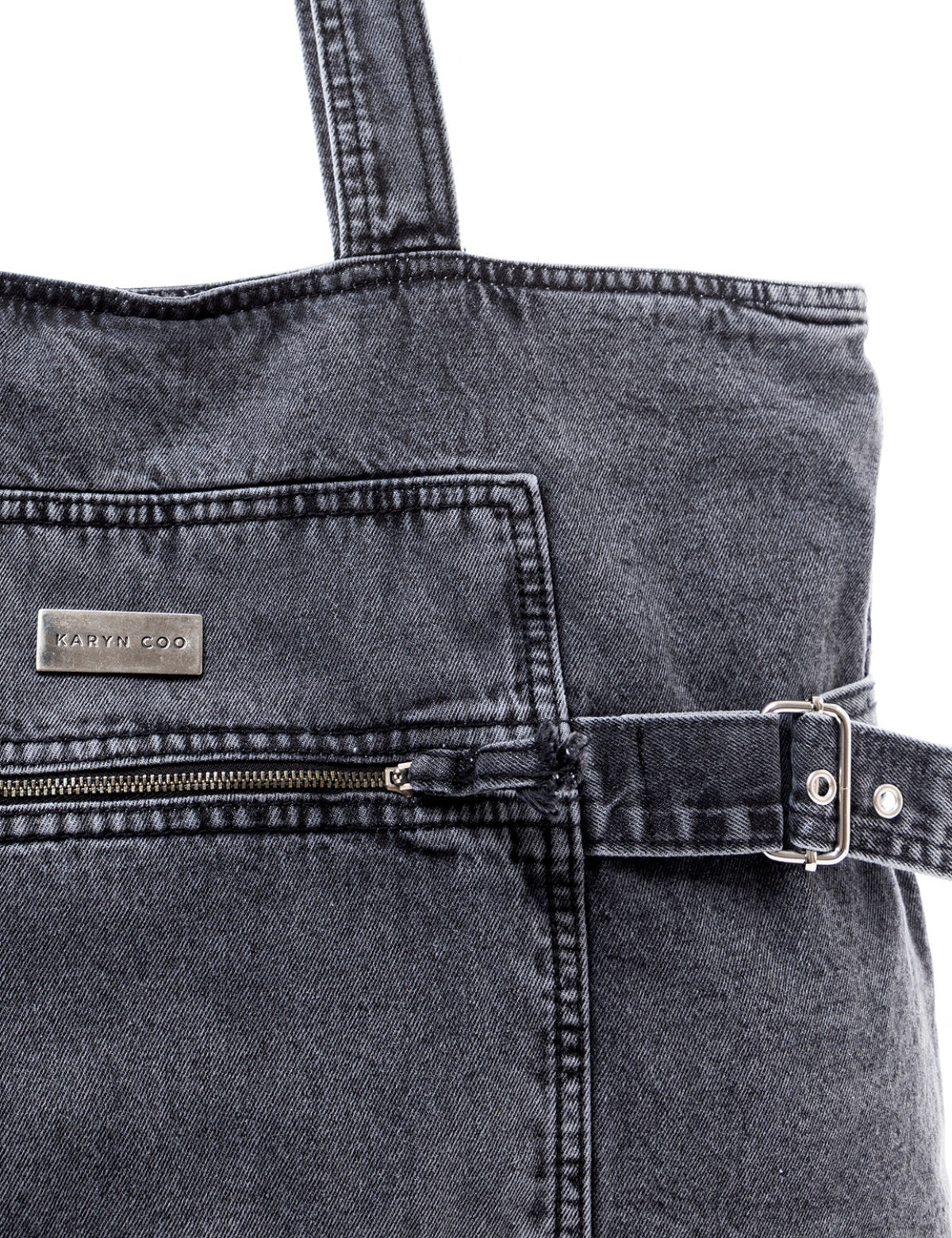 Bolso denim Blondie gris