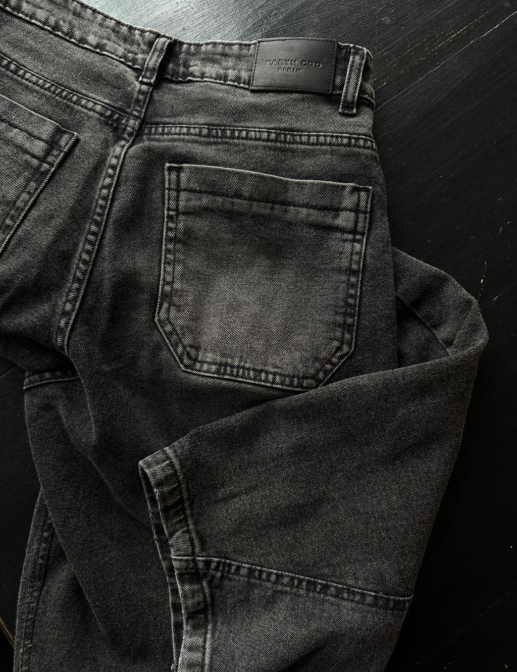Jeans Barrel Negro