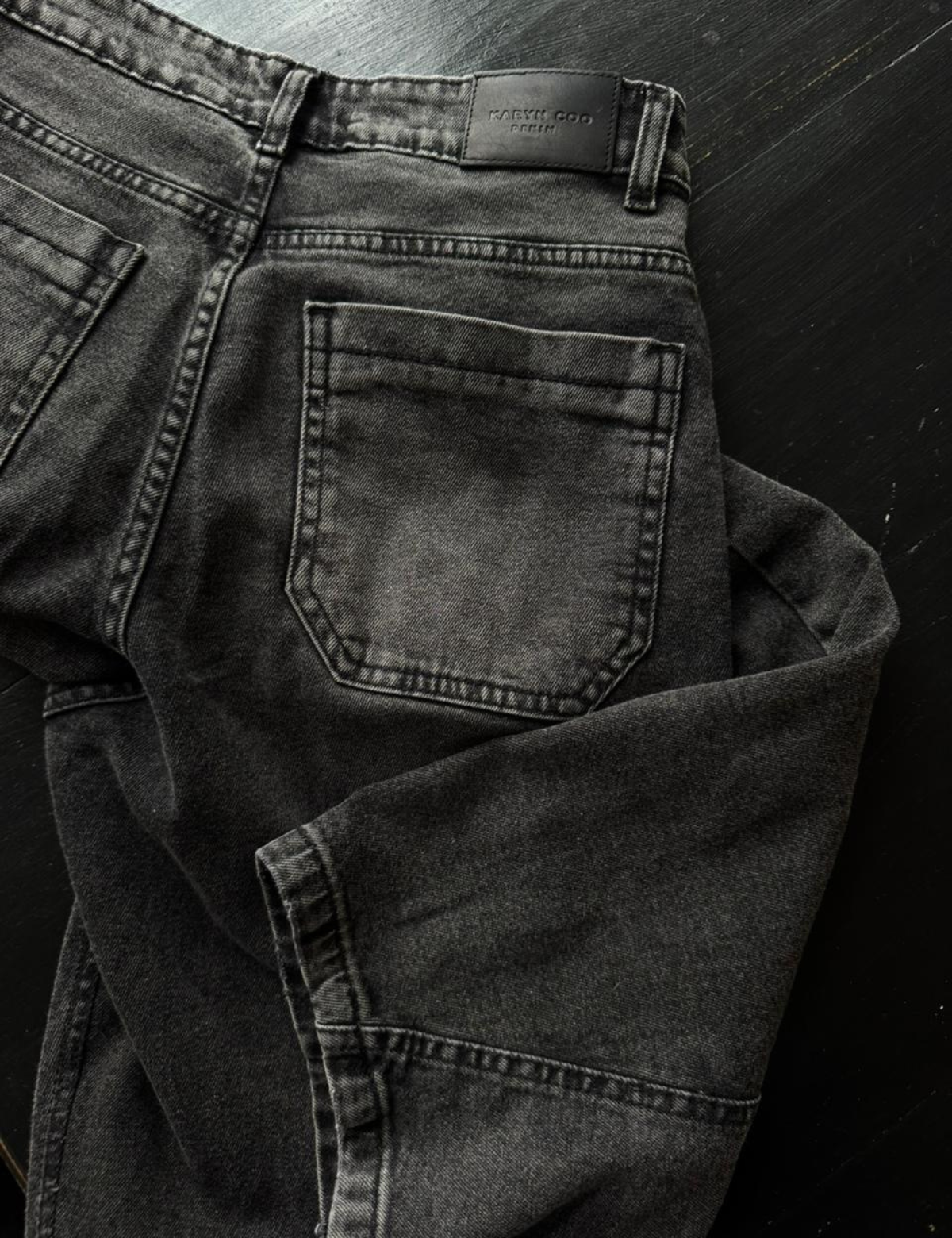 Jeans Barrel Negro