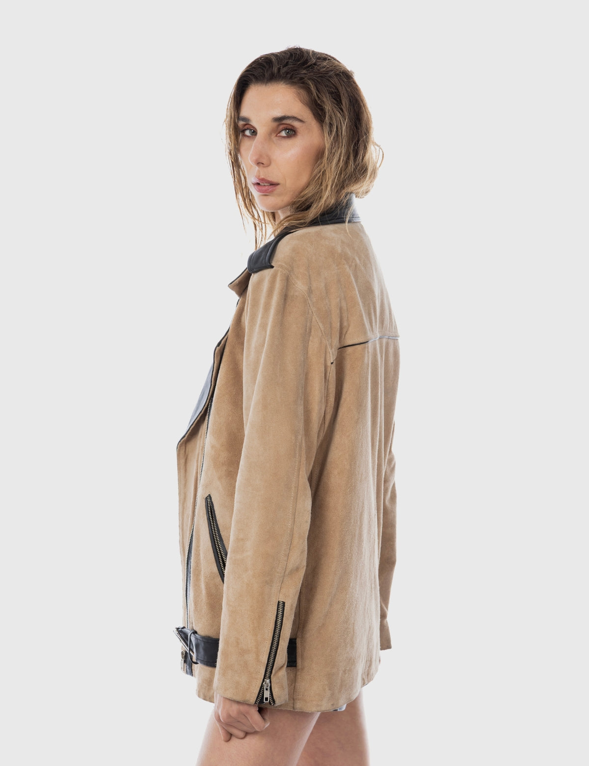 Biker Naomi Oversize Reno Habano