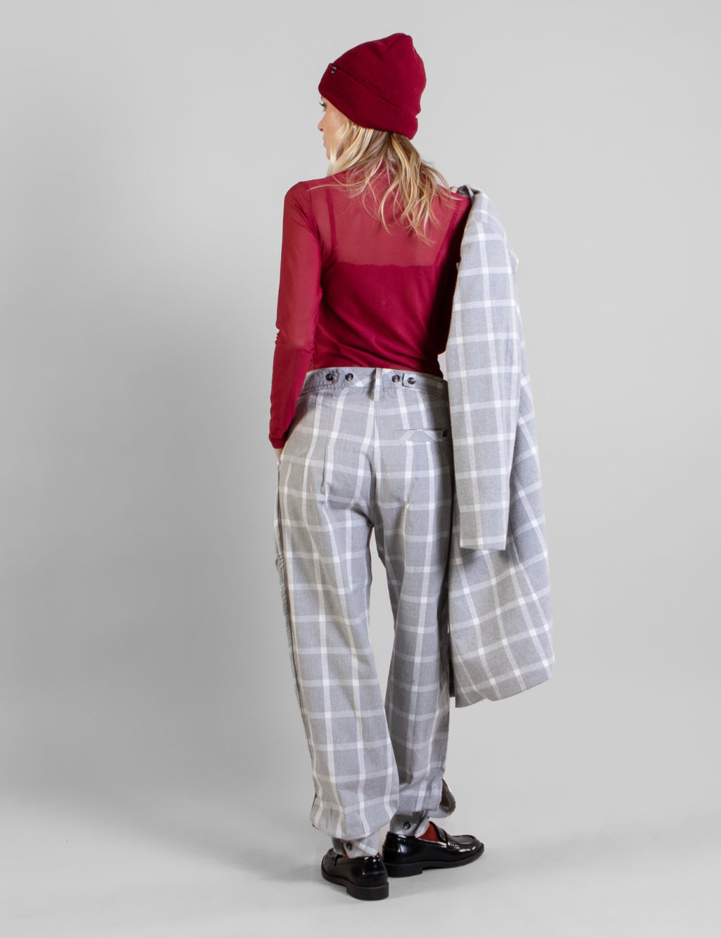 Pantalon Escocés Pampa Gris