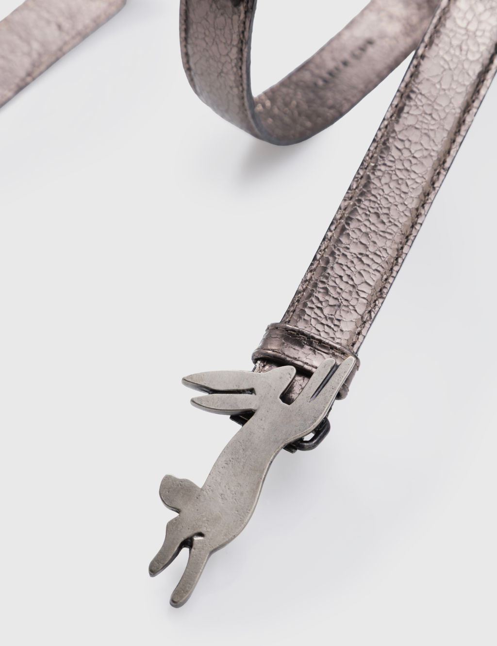 Cinturón Lapin Peltre Plata Envejecido