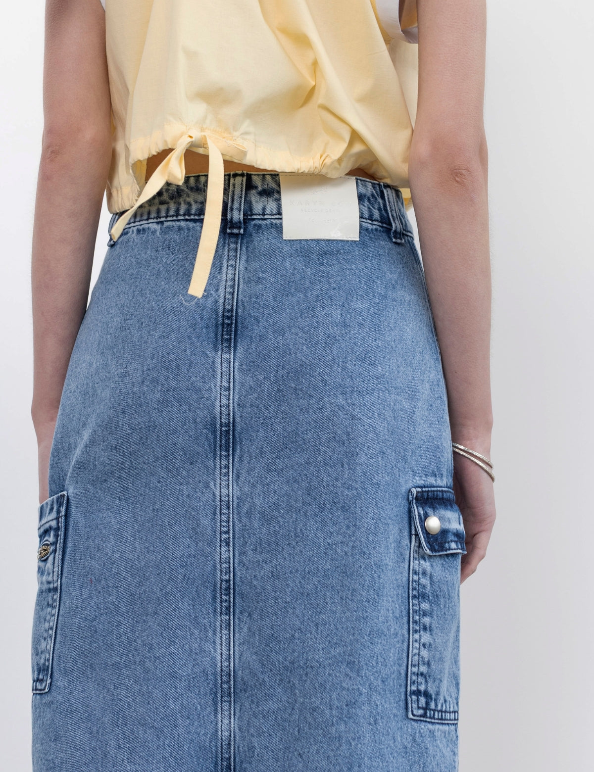 Falda Denim Ninfa Recycled Índigo