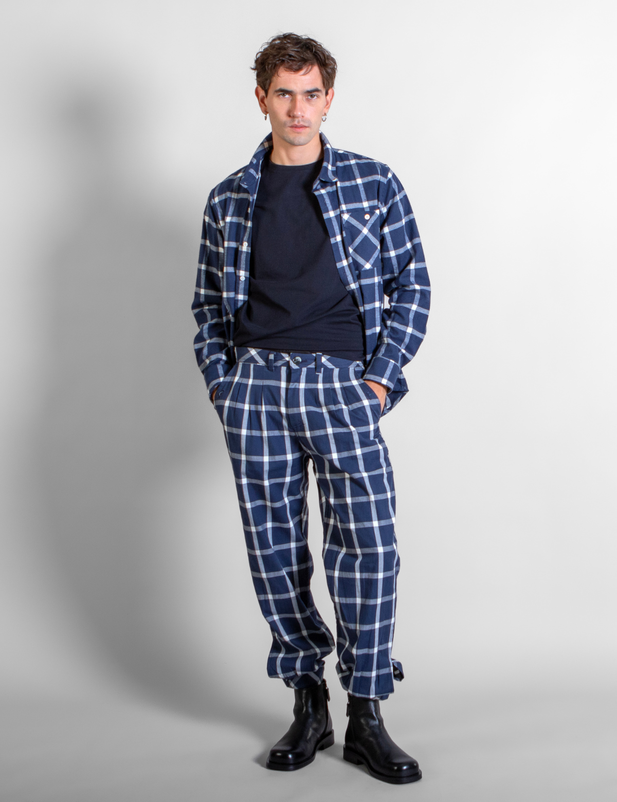 Camisa Escocesa Dandy Azul