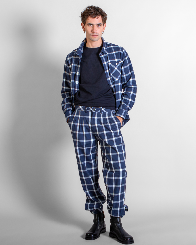 Camisa Escocesa Dandy Azul