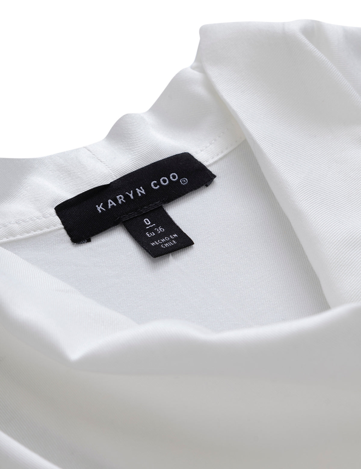 Blusa Drapeada Valentino Crudo