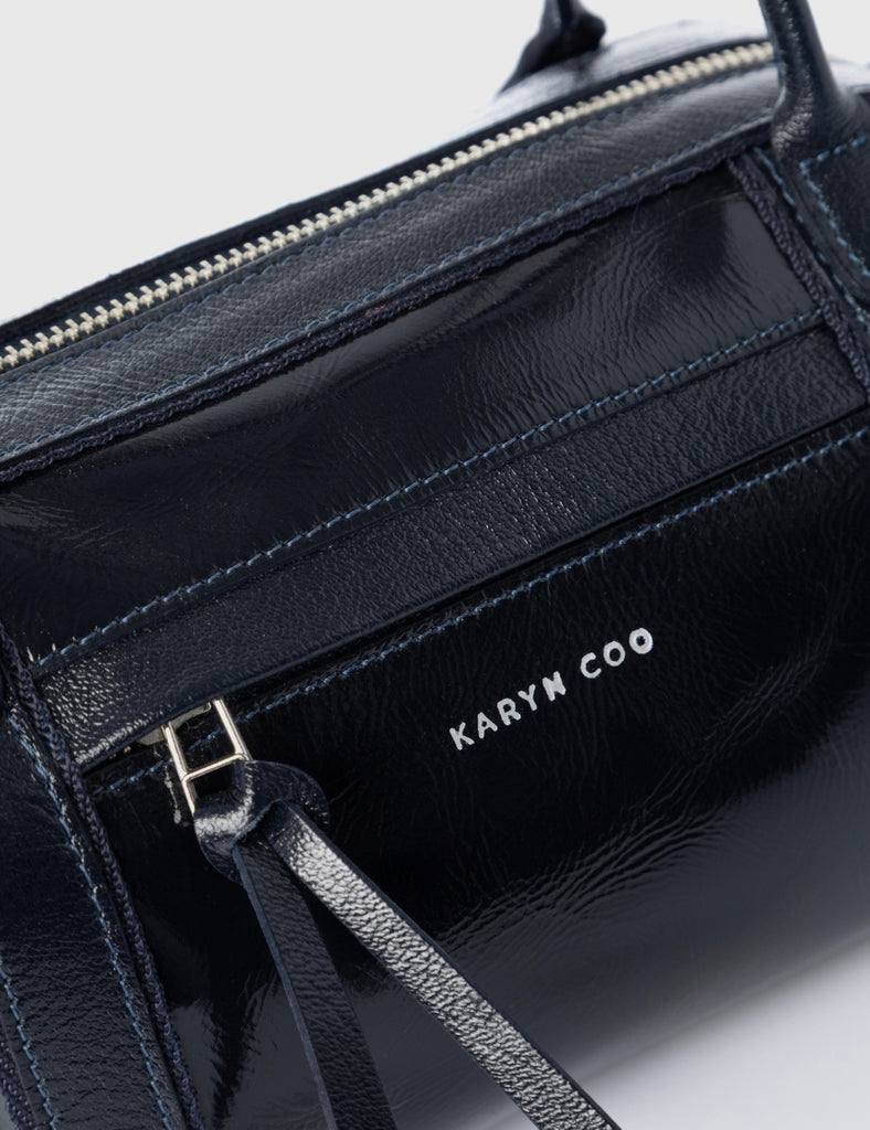 Cartera Diana Mini Marino Charol