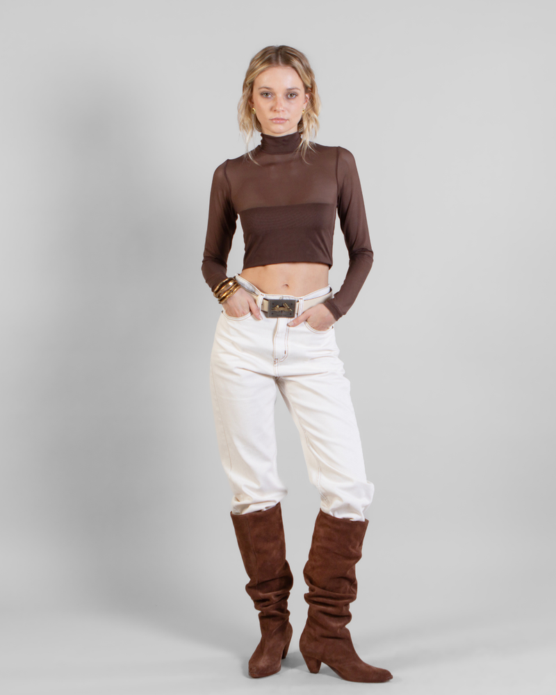 Polera Beatle Crop Maya Moro