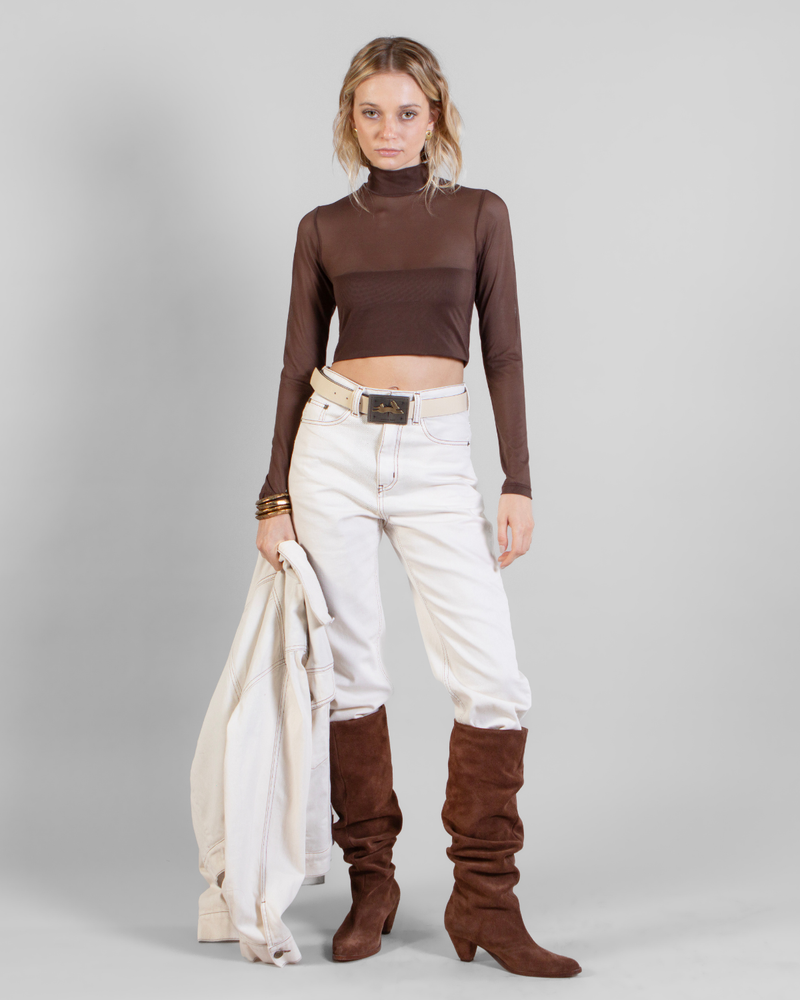 Polera Beatle Crop Maya Moro