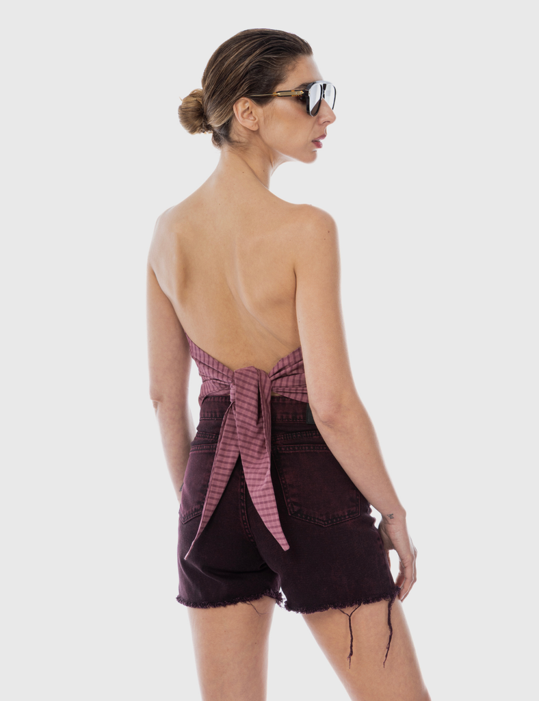 Blusa Pañuelo Isidora Escocés