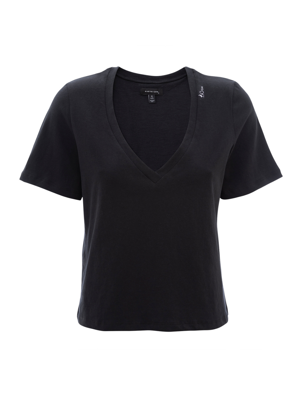 Polera V Pam Negro