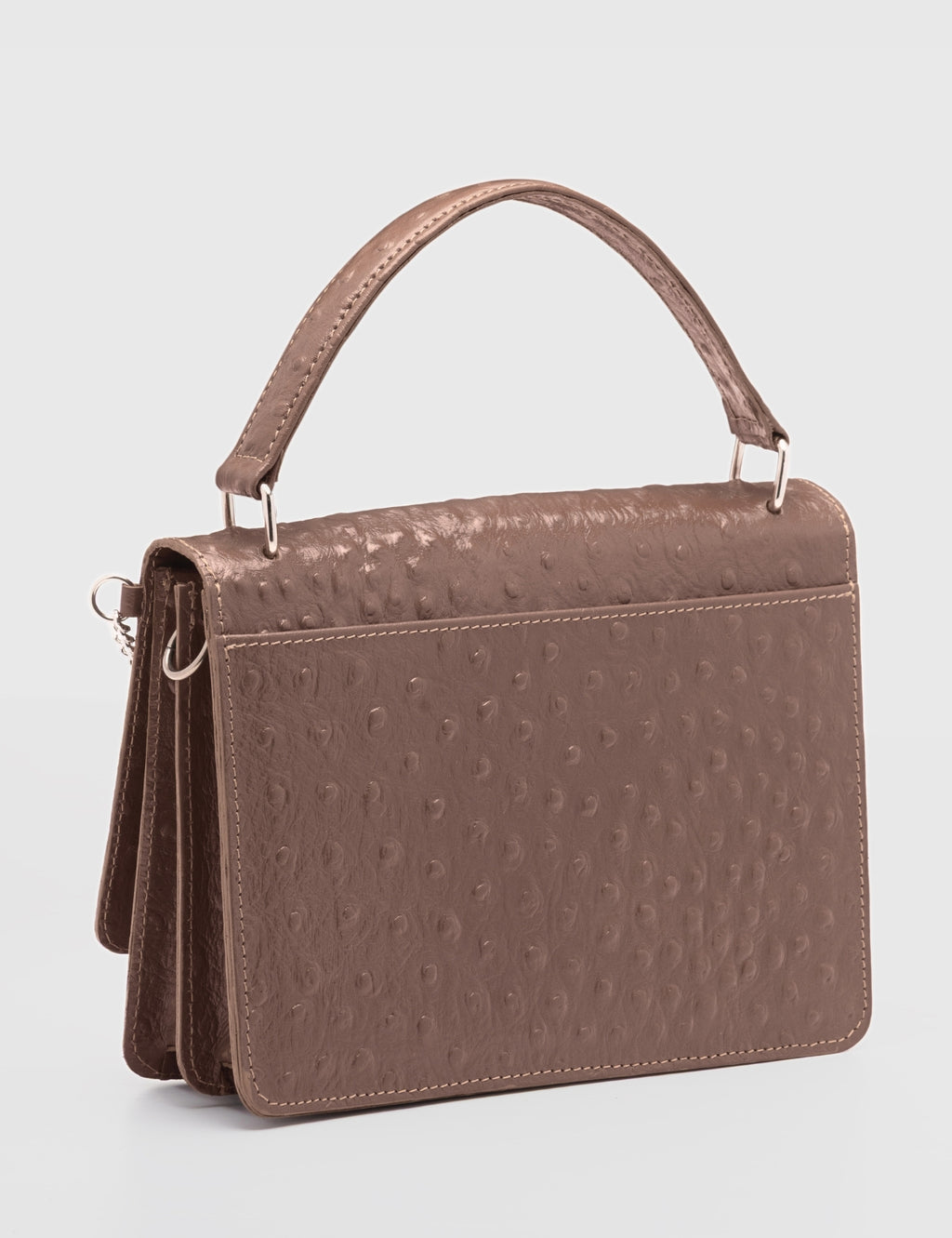 Cartera Inés Avestruz Moro