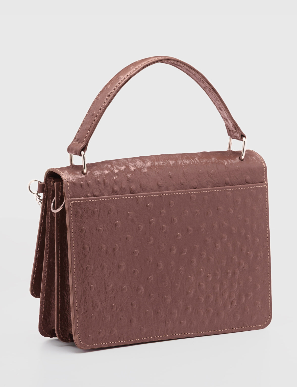 Cartera Inés Avestruz Moro