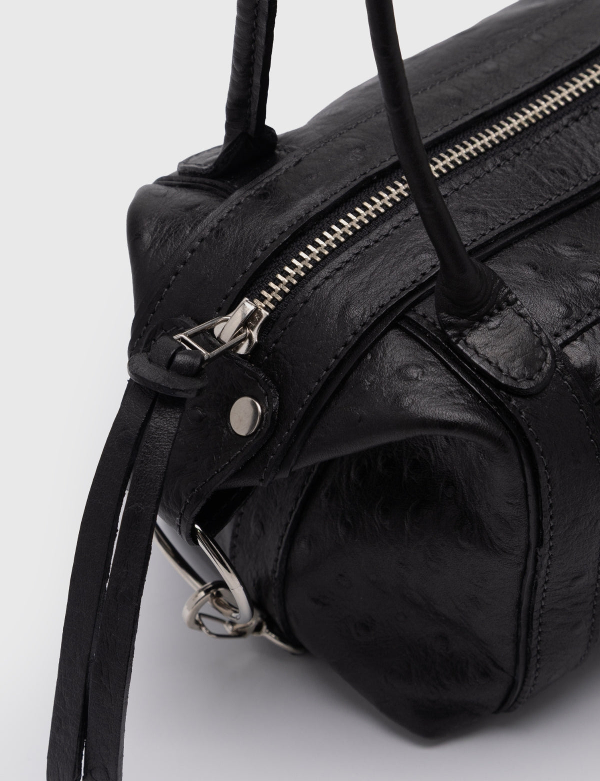 Cartera Diana Mini Avestruz Negro