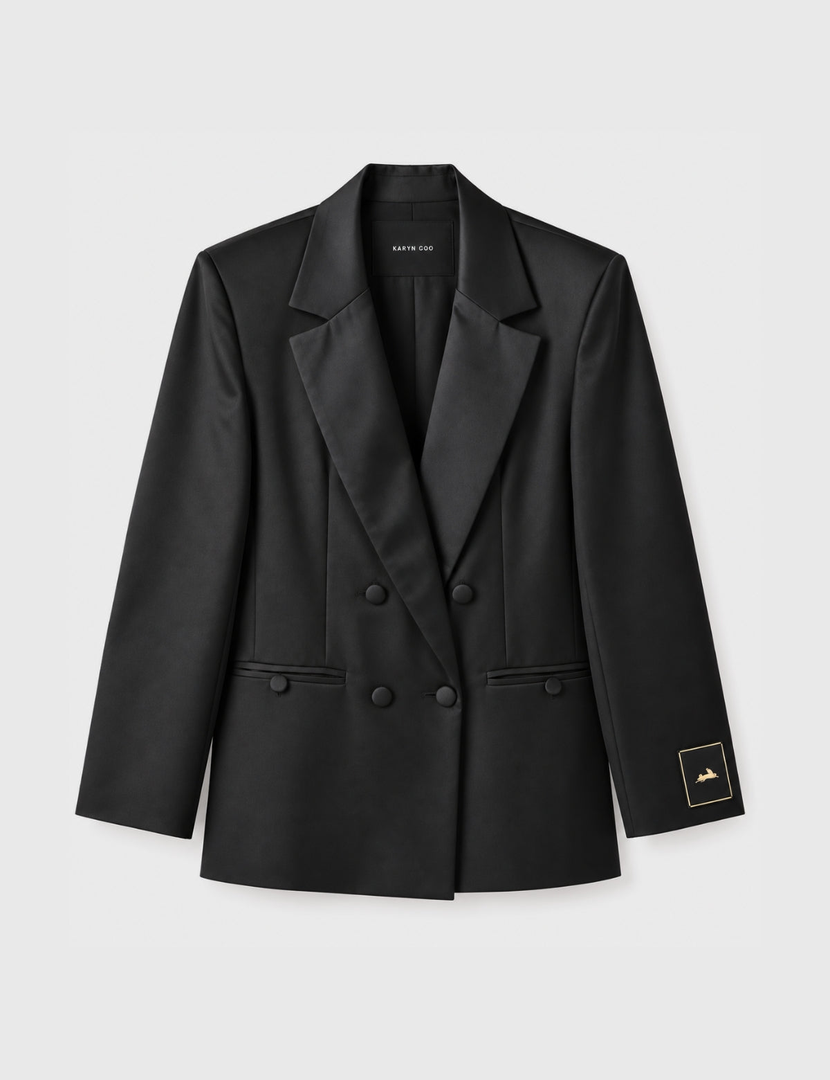 Blazer Raso Celine Negro