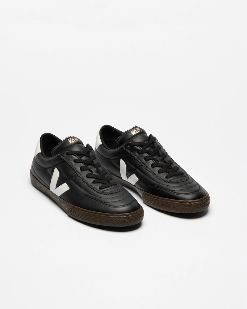 Zapatilla Veja Paneka O.T. Leath Black White