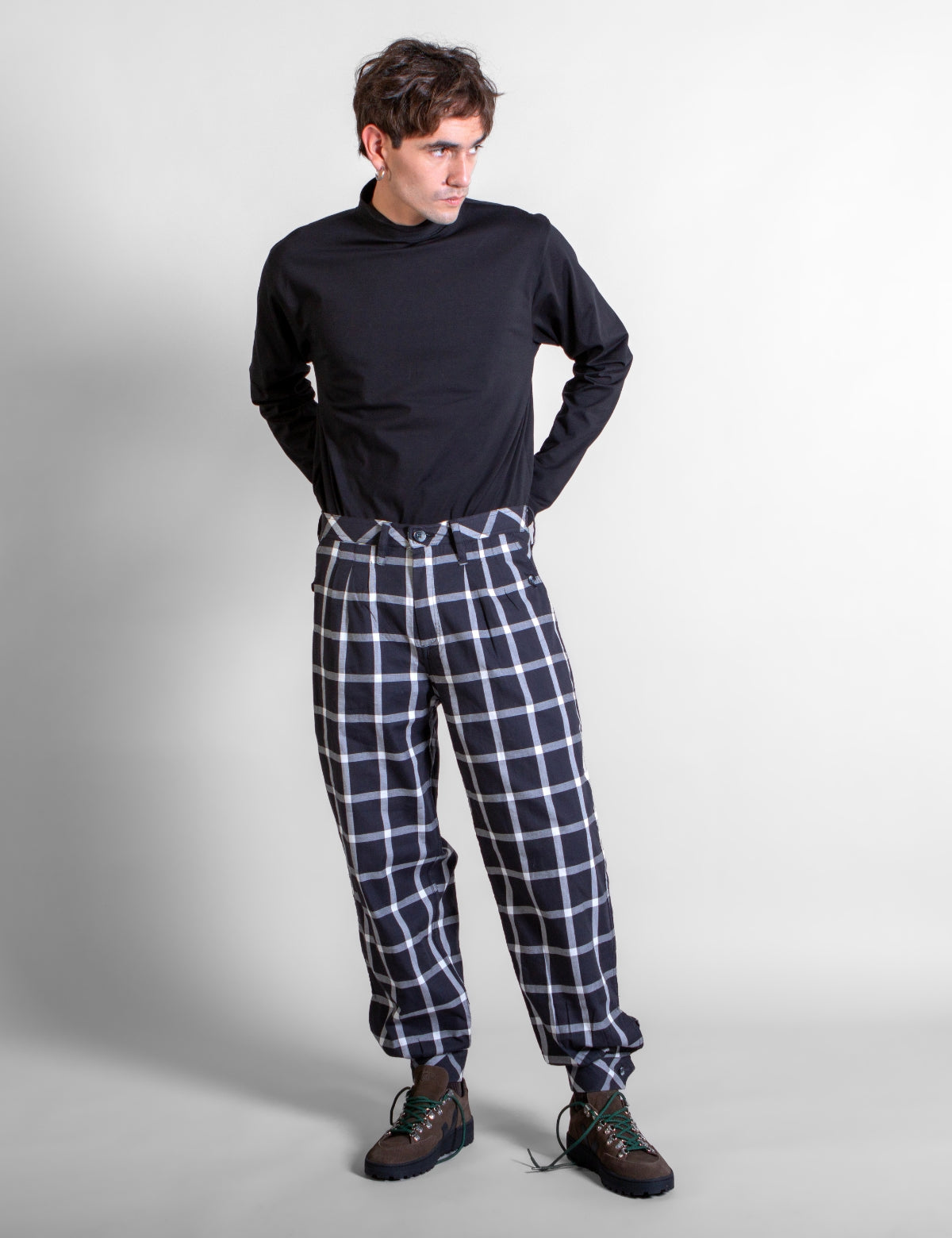 Pantalon Escocés Pampa Negro