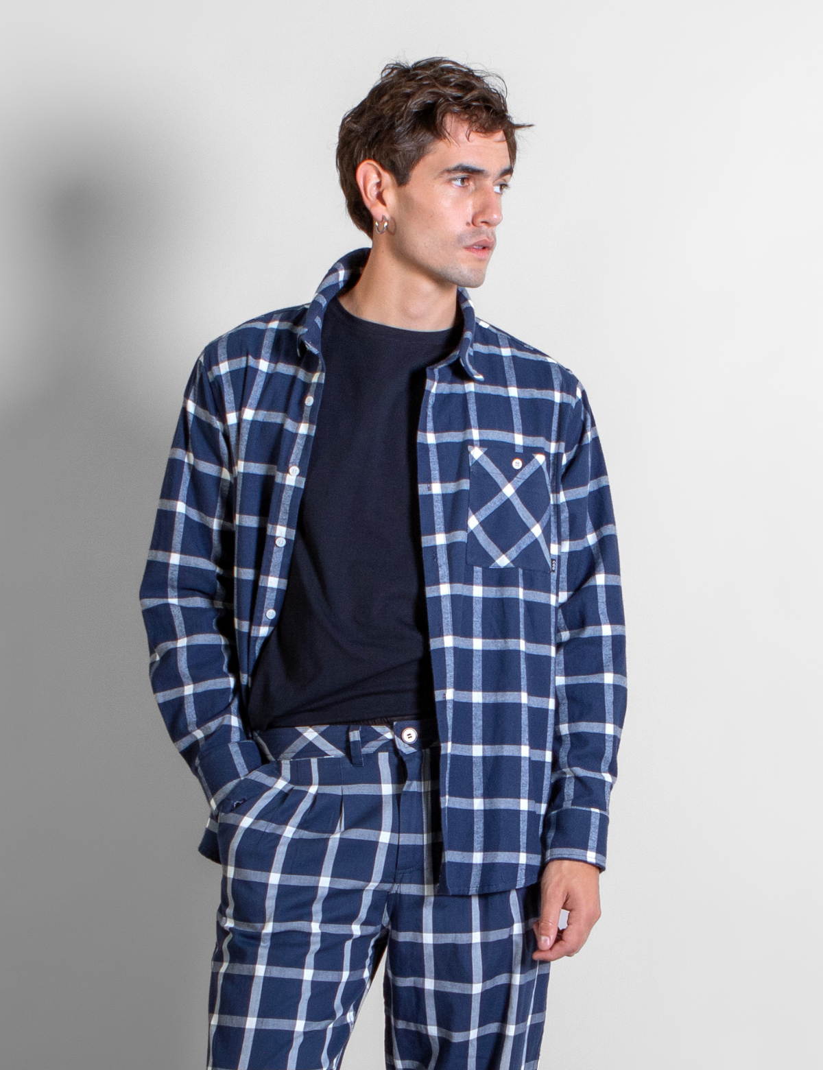 Camisa Escocesa Dandy Azul