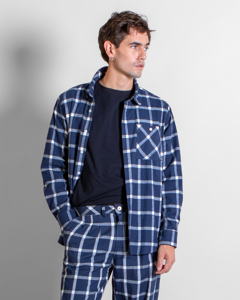Camisa Escocesa Dandy Azul