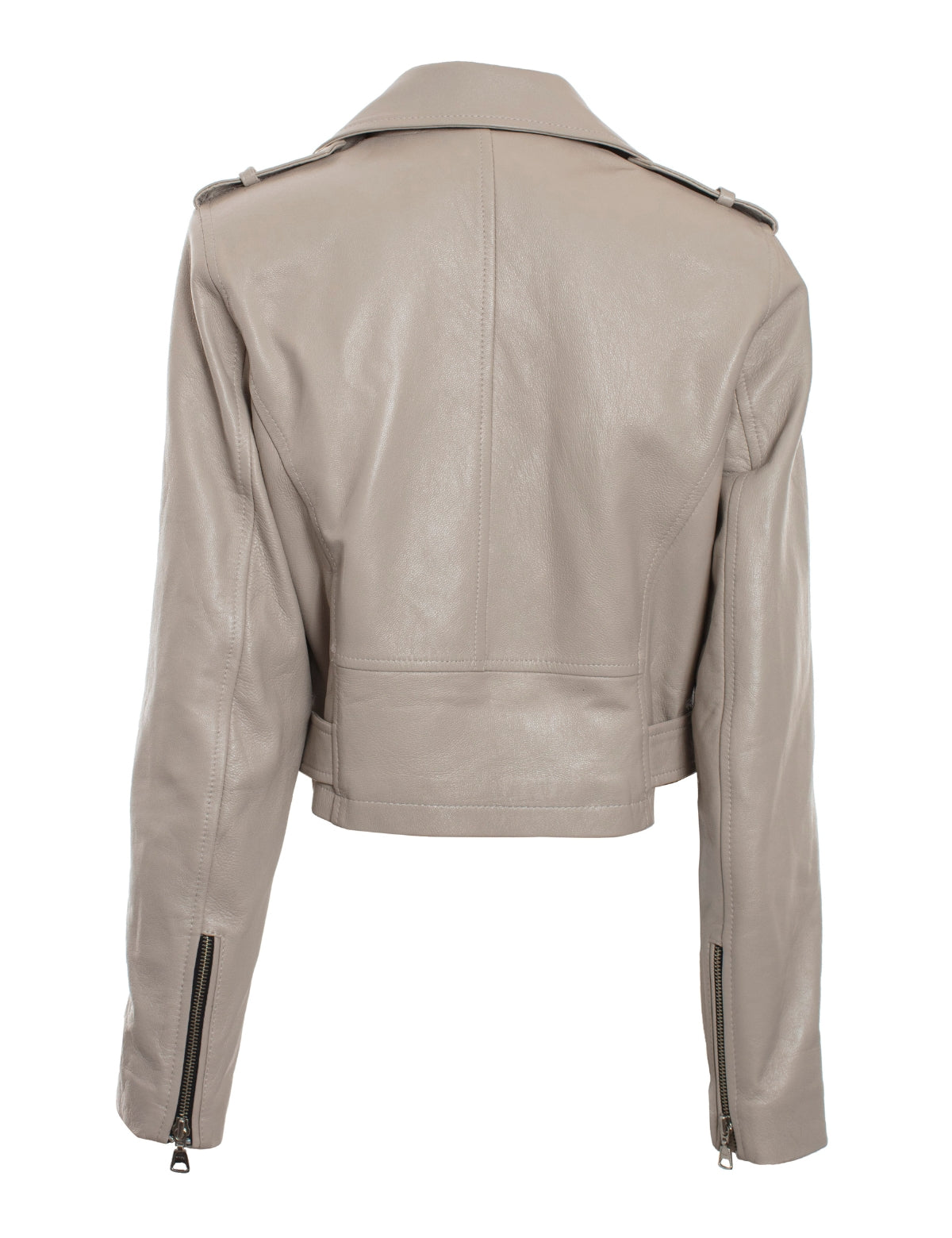 Chaqueta Midi Moto Evangelina Hielo