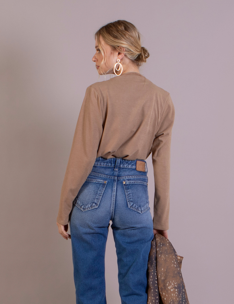 Polera Beatle Noelia Camel