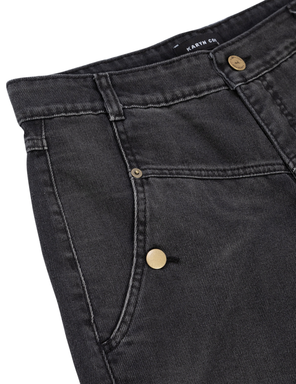 Jeans moms recycled Mandy gris