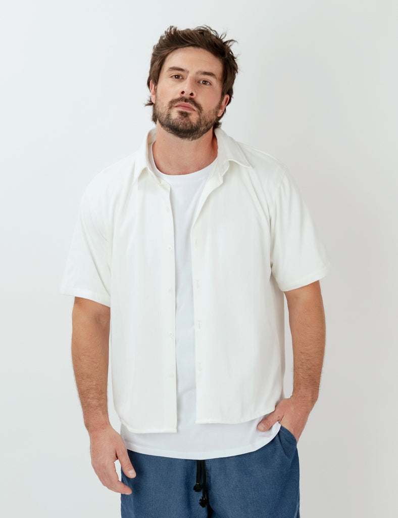 Camisa Algodón Fletcher Blanco