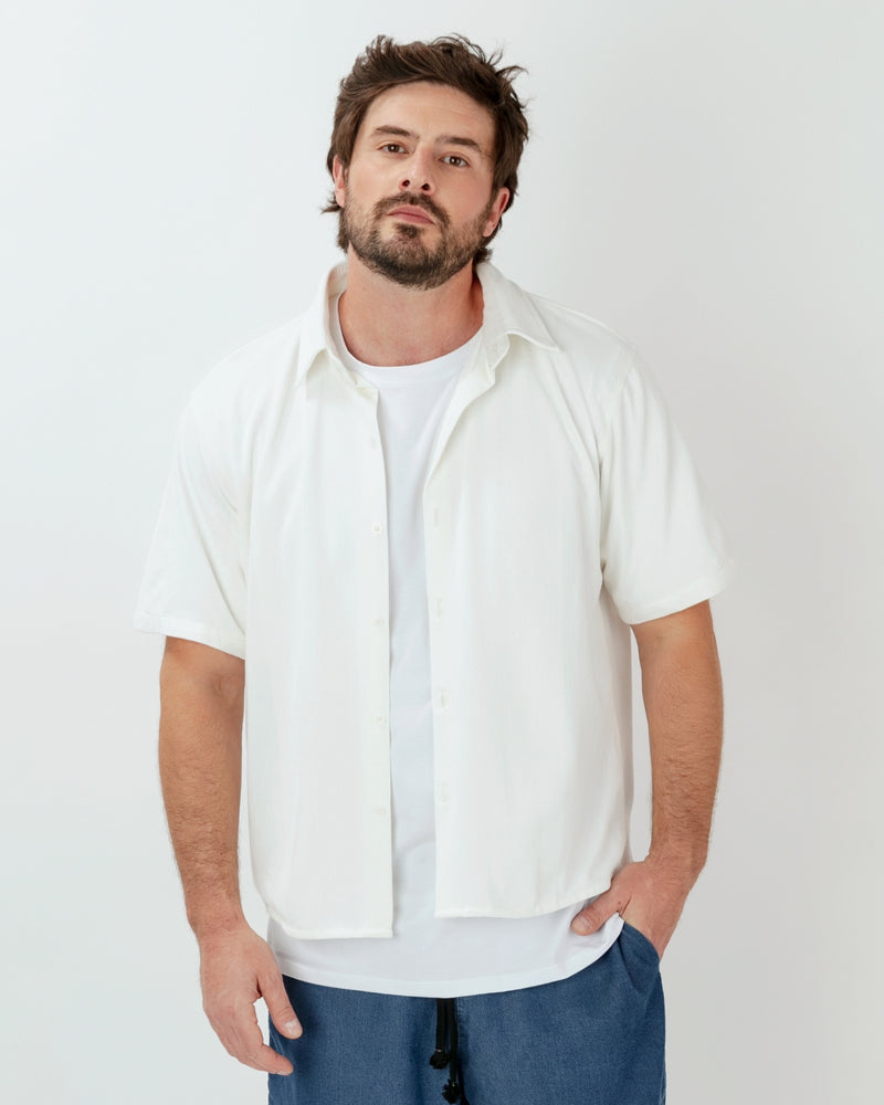 Camisa Algodón Fletcher Blanco